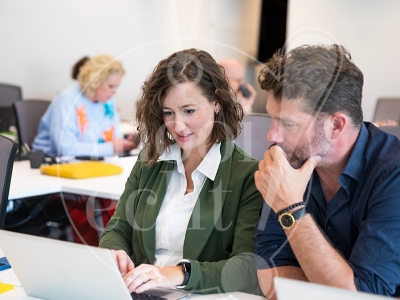 Beeldbankshoot voor een businessschool