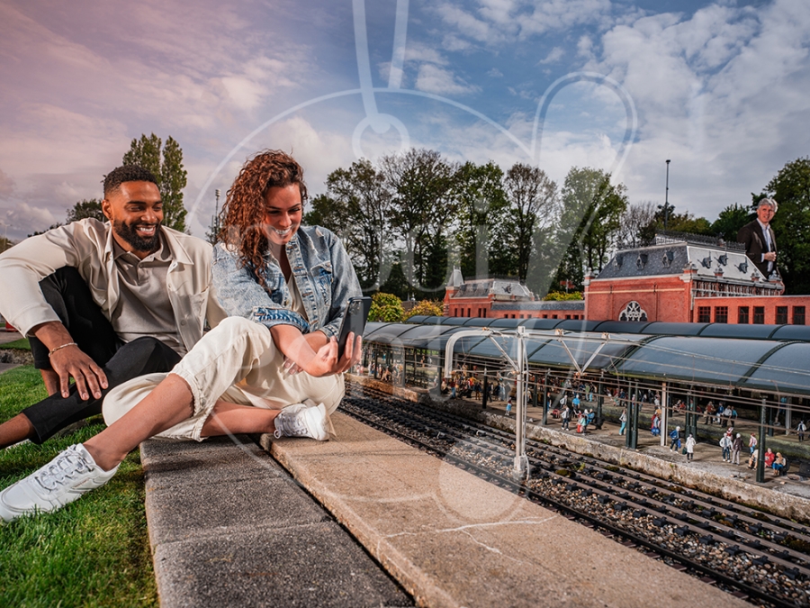 Beeldbankshoot lente in het park 2