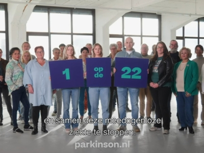 Foto- en videoshoot, naasten van een patiënt met parkinson