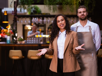 Fotoshoot horecamedewerker